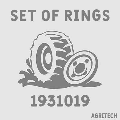 1931019 - Комплект кілець поршневих (3шт), CASE IH