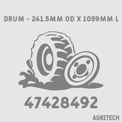 47428492 - Барабан транспортера наклонной камеры (гладкий), CASE IH