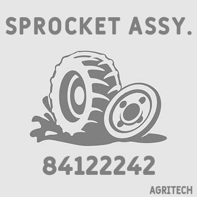 84122242 - Вал-зірочка приводу транспортера похилої камери 9 зубів, CASE IH