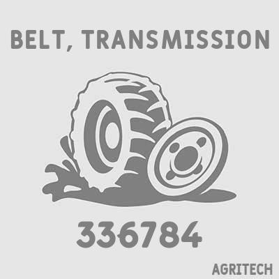 336784 - Пас вариатора барабана (зубчатый), NEW HOLLAND