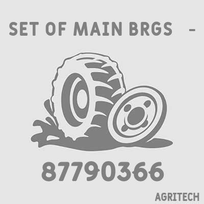 87790366 - Комплект вкладишів корінних упорних, CASE IH