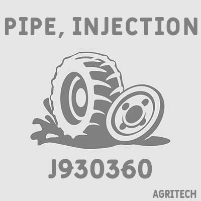 J930360 - Трубка топливная 6 цилиндр, CASE IH
