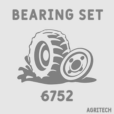 6752 - Комплект підшипників, CASE IH