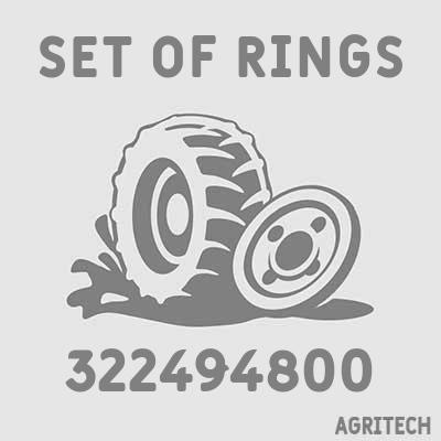 322494800 - Комплект шайб регулювальних, CASE IH