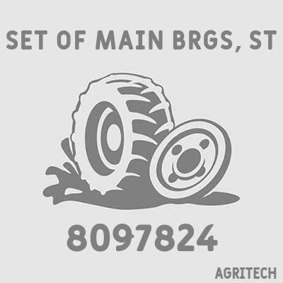 8097824 - Комплект вкладишів корінних, CASE IH