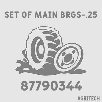 87790344 - Комплект вкладишів корінних, CASE IH