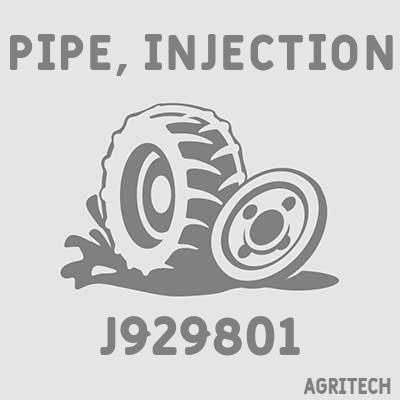 J929801 - Трубка топливная 1 цилиндр, CASE IH