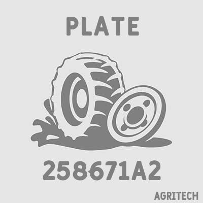 258671A2 - Пластина, CASE IH