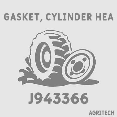 J943366 - Прокладка головки блока, CASE IH
