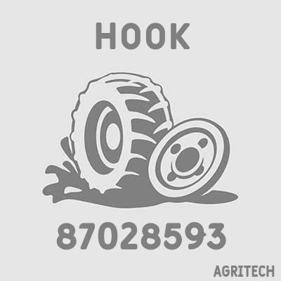 87028593 - Скоба кріплення полозів жатки, CASE IH