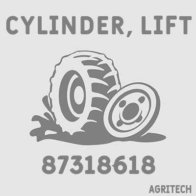 87318618 - Циліндр гідравлічний підйому похилої камери, CASE IH
