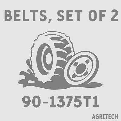 90-1375T1 - Комплект ремней (2шт), CASE IH