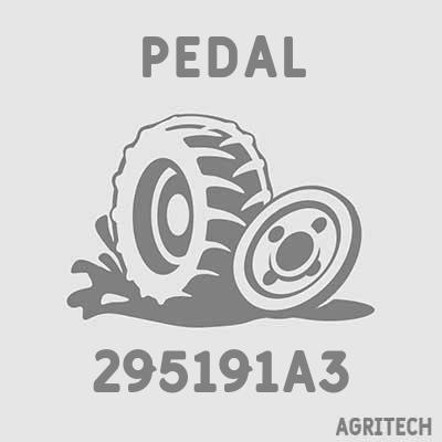 295191A3 - Педаль регулювання керма, CASE IH