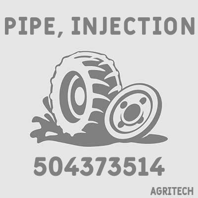 504373514 - Трубка паливна 3 циліндр, CASE IH