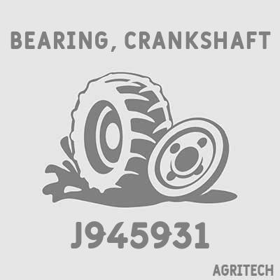 J945931 - Комплект вкладишів корінних (2 шт.) 0,25 мм, CASE IH
