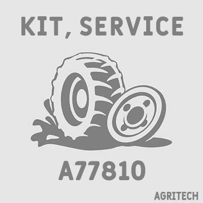 A77810 - Комплект ущільнень вала колінчастого задній, CASE IH