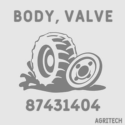 87431404 - Корпус клапана, CASE IH