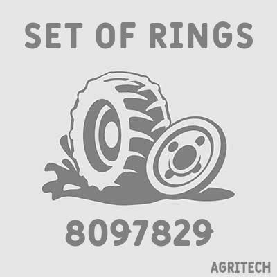 8097829 - Комплект кілець поршневих, CASE IH