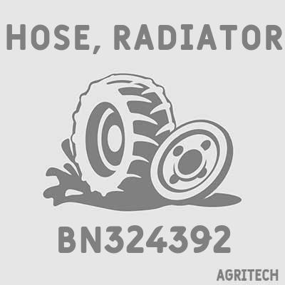 BN324392 - Патрубок радіатора нижній, CASE IH